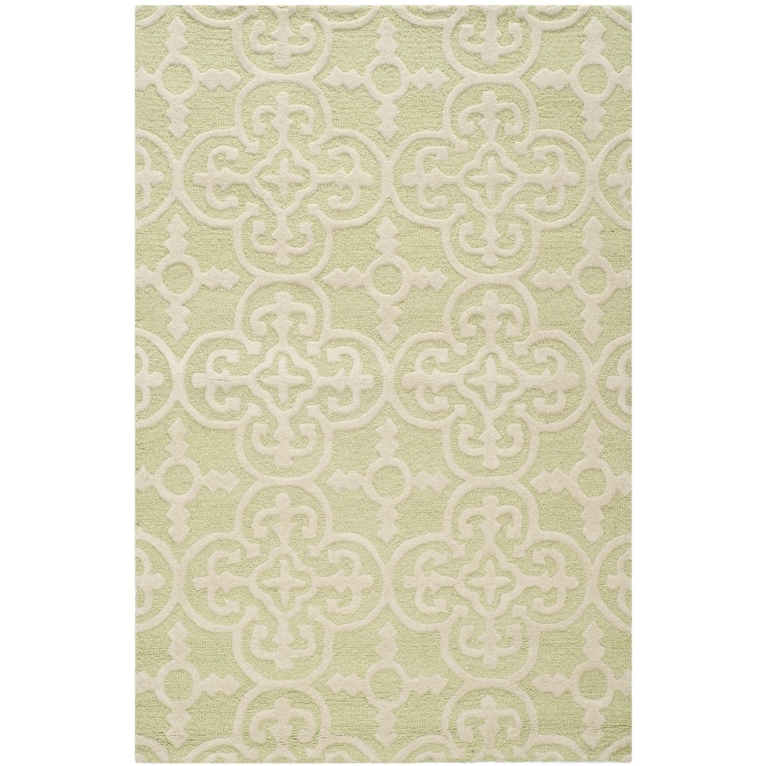 SAFAVIEH Cambridge CAM133B Light Green / Ivory Rug Image 1