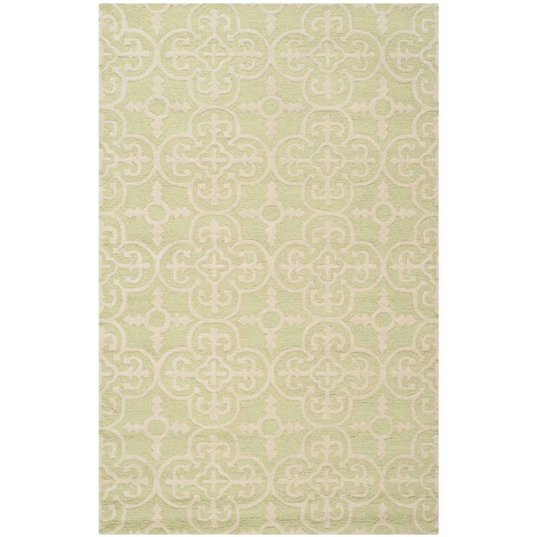 SAFAVIEH Cambridge CAM133B Light Green / Ivory Rug Image 11