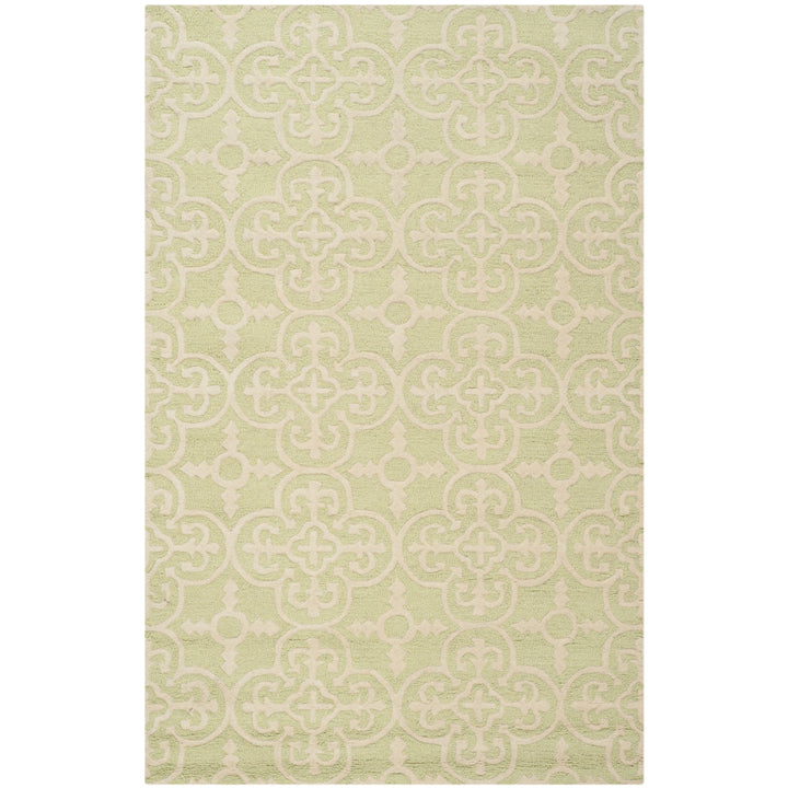 SAFAVIEH Cambridge CAM133B Light Green / Ivory Rug Image 11