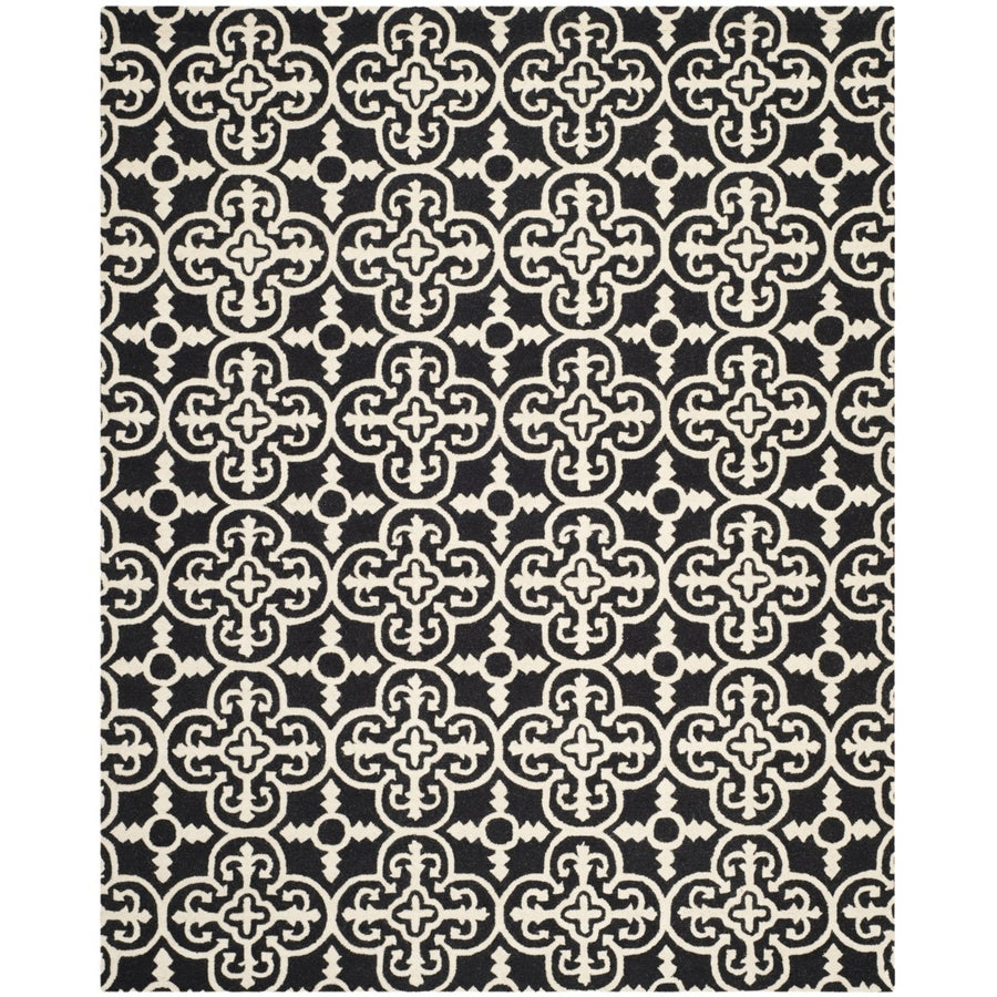 SAFAVIEH Cambridge CAM133E Handmade Black / Ivory Rug Image 1