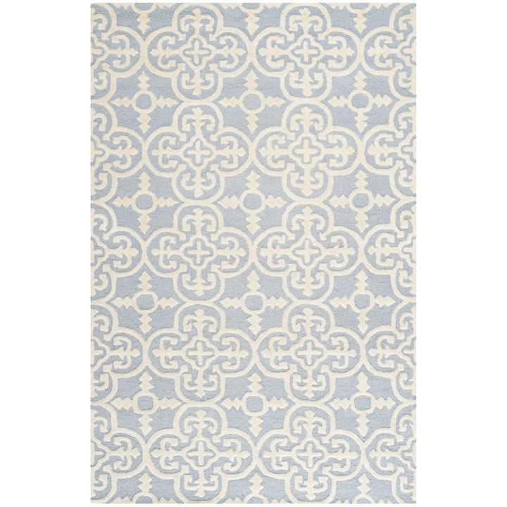 SAFAVIEH Cambridge CAM133A Light Blue / Ivory Rug Image 1