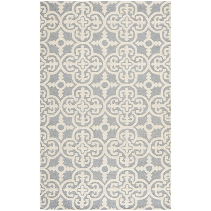 SAFAVIEH Cambridge CAM133D Handmade Silver /Ivory Rug Image 10