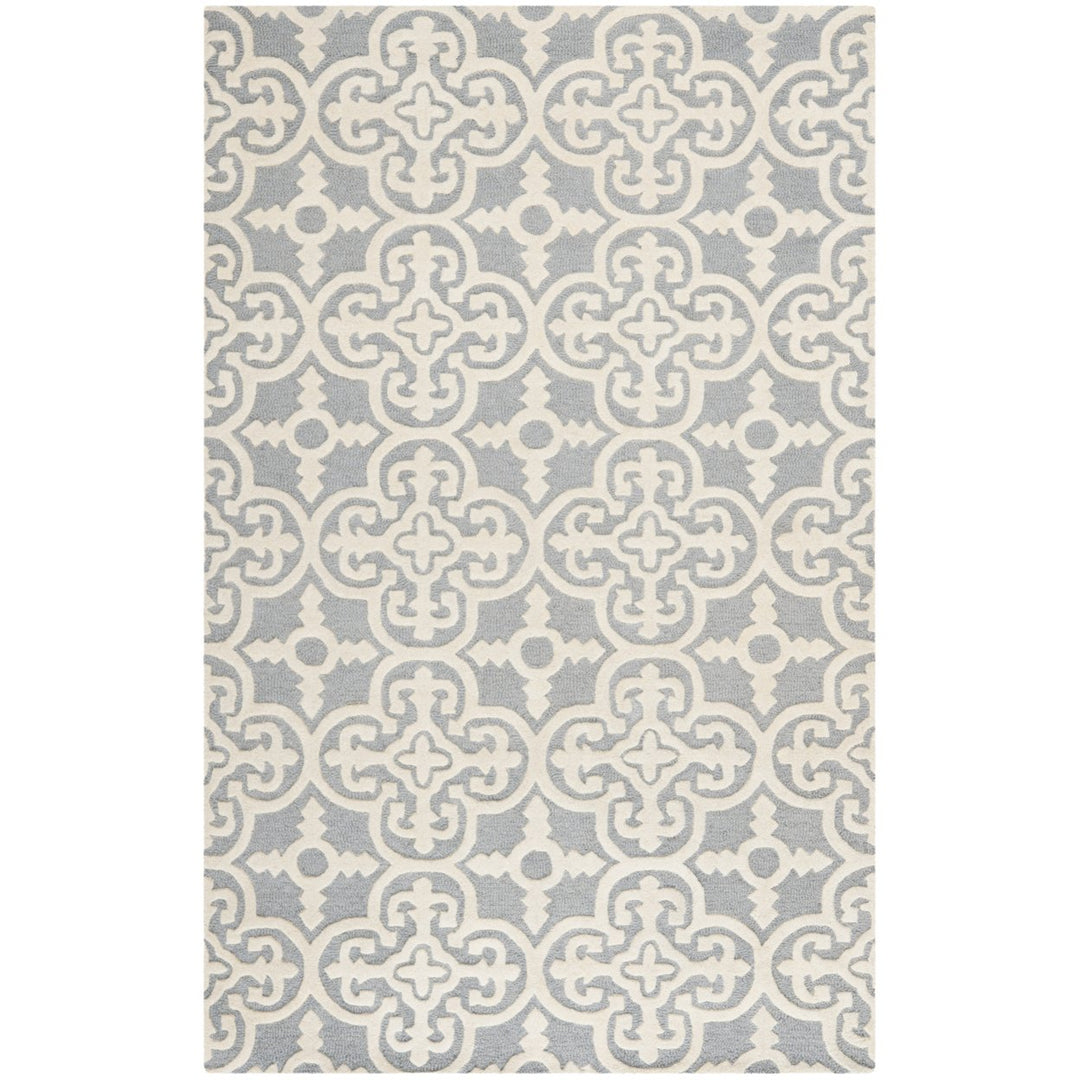 SAFAVIEH Cambridge CAM133D Handmade Silver /Ivory Rug Image 1