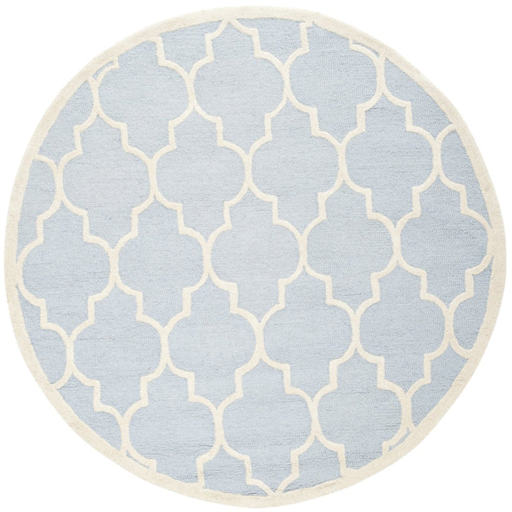 SAFAVIEH CAM134A Cambridge Light Blue / Ivory Image 1