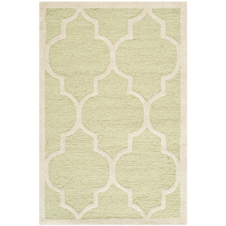 SAFAVIEH Cambridge CAM134B Light Green / Ivory Rug Image 9