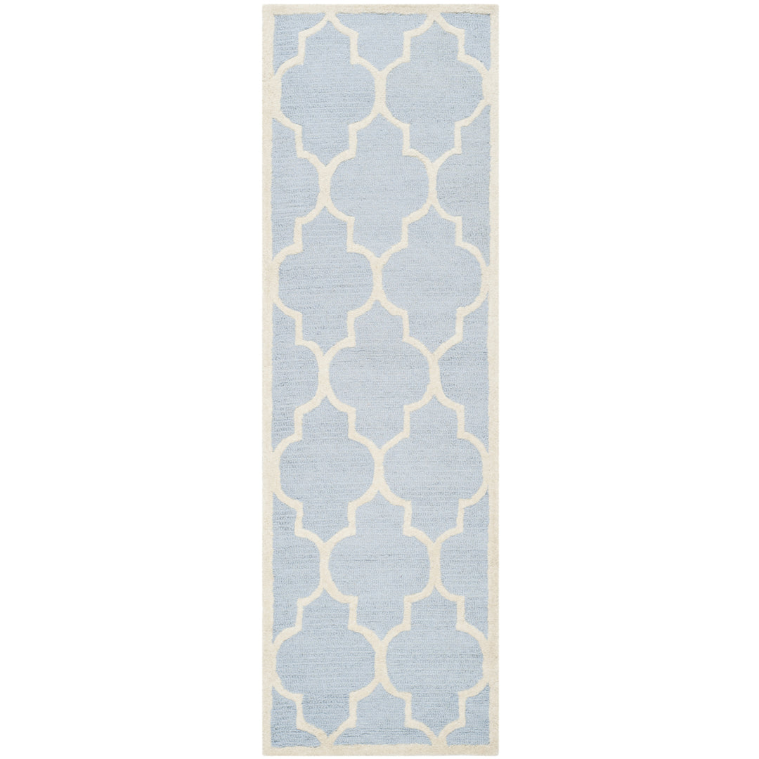 SAFAVIEH CAM134A Cambridge Light Blue / Ivory Image 3