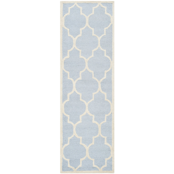 SAFAVIEH CAM134A Cambridge Light Blue / Ivory Image 3