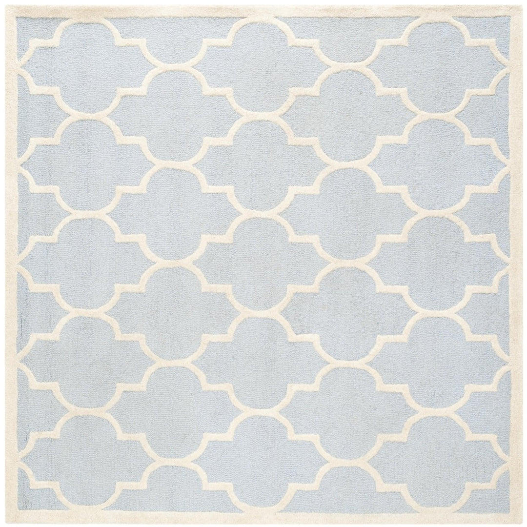 SAFAVIEH CAM134A Cambridge Light Blue / Ivory Image 4