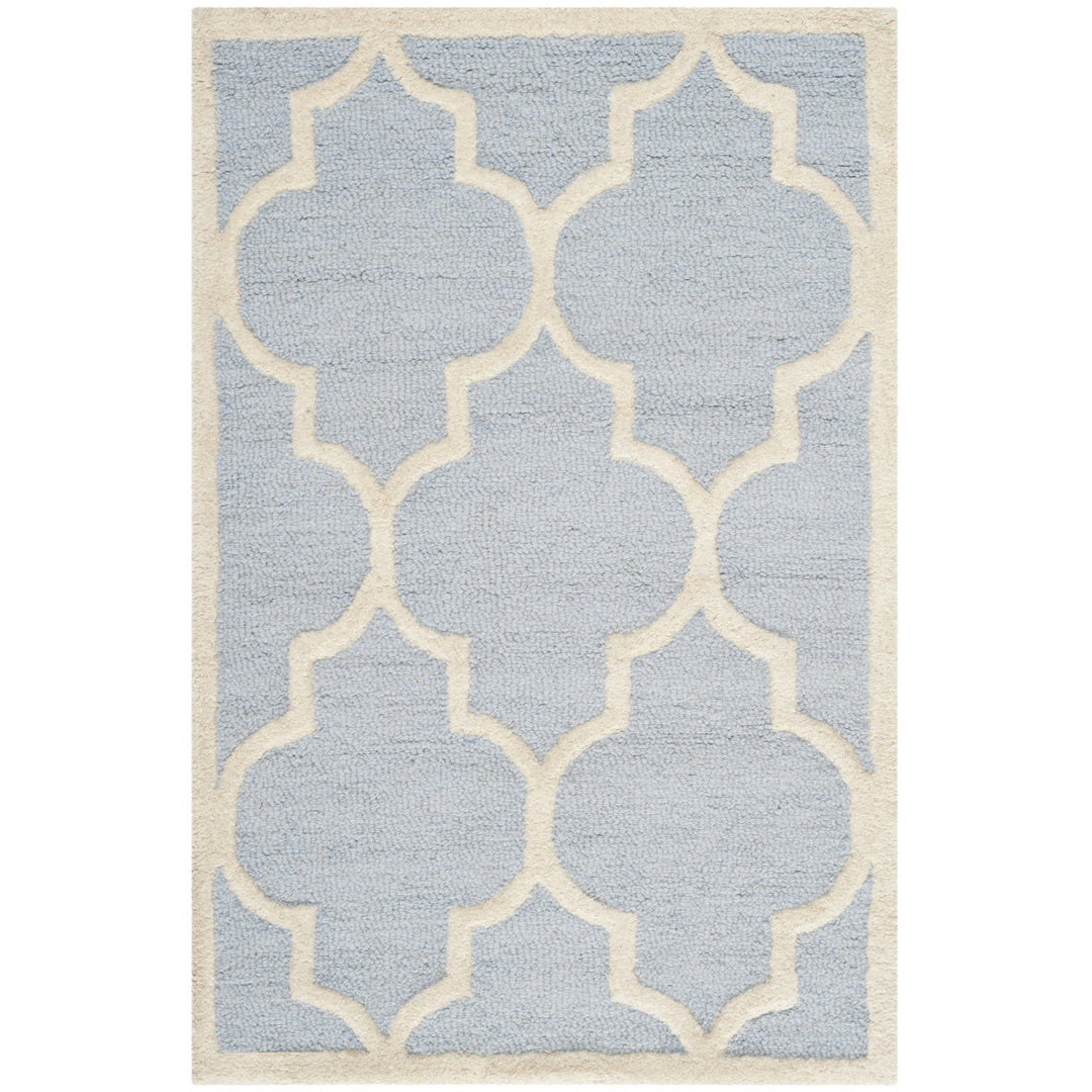 SAFAVIEH CAM134A Cambridge Light Blue / Ivory Image 6