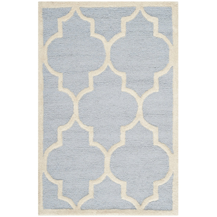 SAFAVIEH CAM134A Cambridge Light Blue / Ivory Image 6