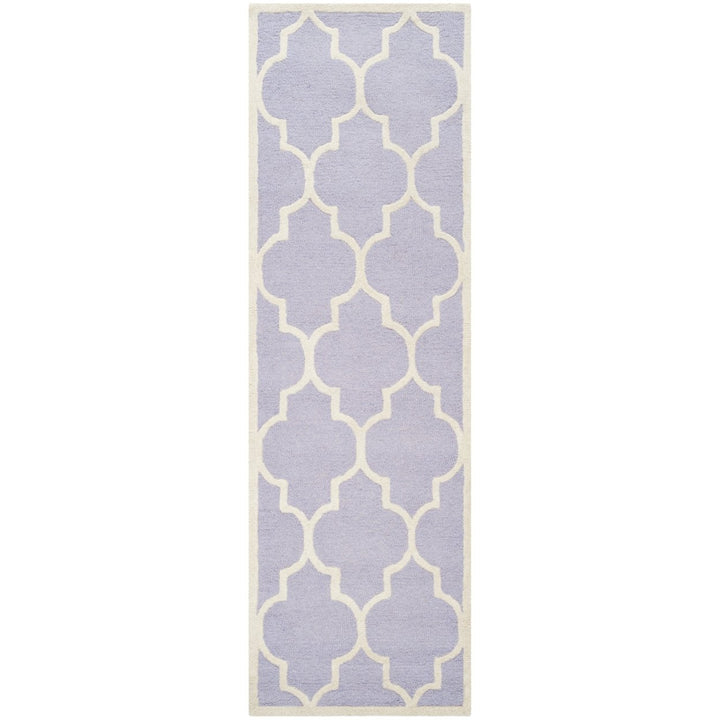 SAFAVIEH Cambridge CAM134C Lavender / Ivory Rug Image 5