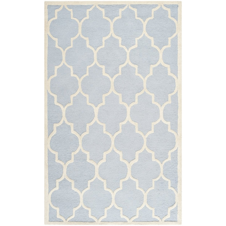 SAFAVIEH CAM134A Cambridge Light Blue / Ivory Image 1