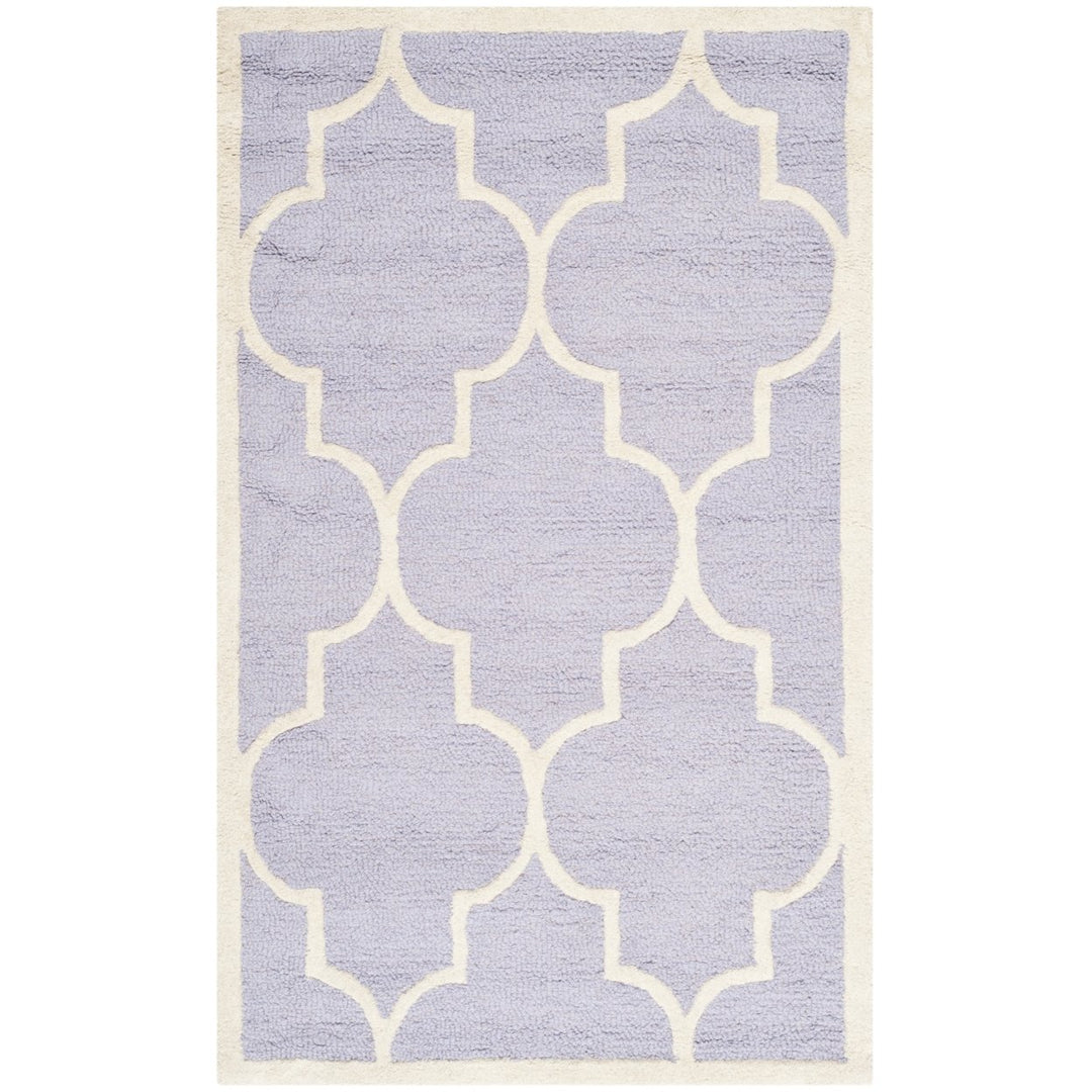 SAFAVIEH Cambridge CAM134C Lavender / Ivory Rug Image 8