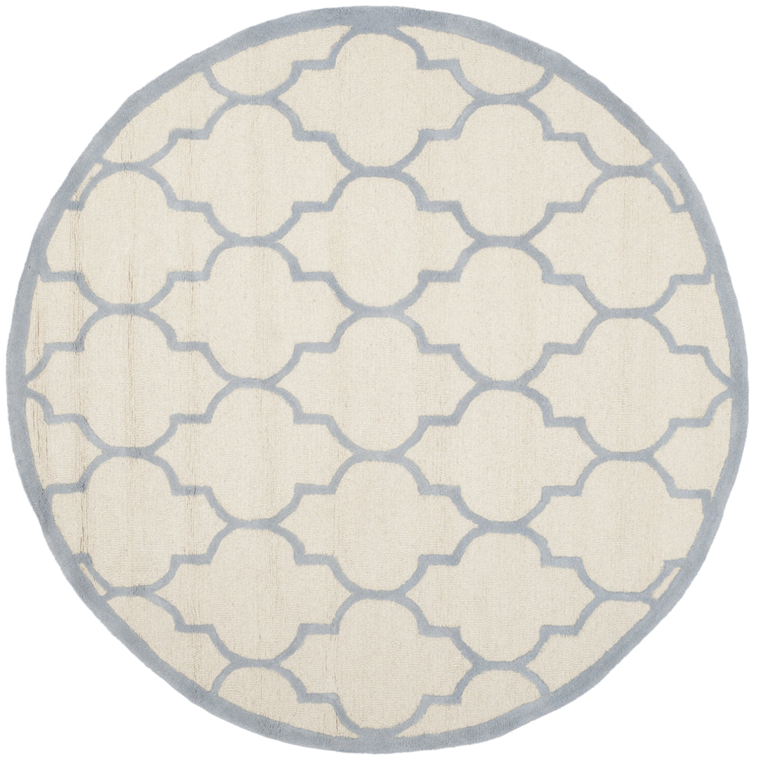 SAFAVIEH Cambridge CAM134F Ivory / Light Blue Rug Image 4