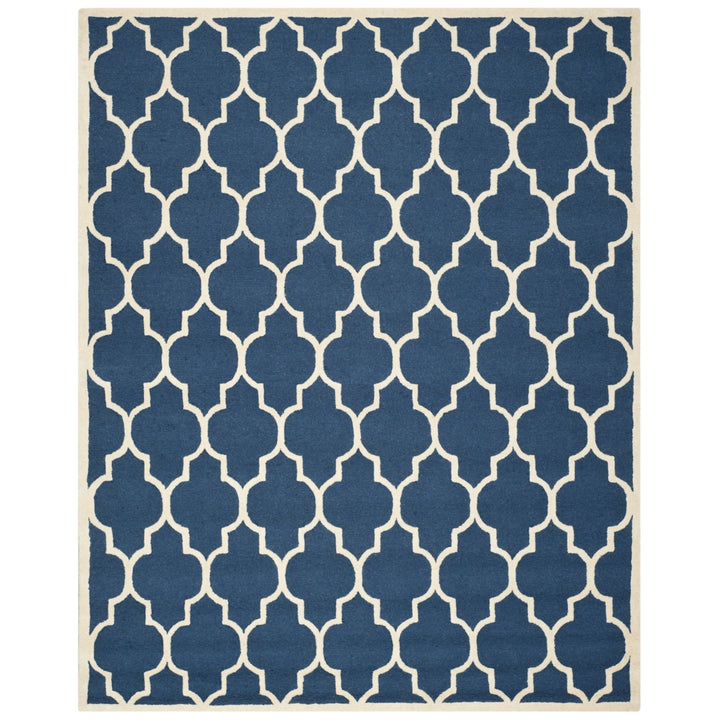 SAFAVIEH Cambridge CAM134G Handmade Navy / Ivory Rug Image 1