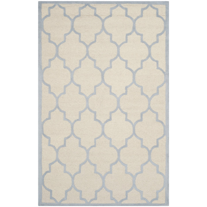 SAFAVIEH Cambridge CAM134F Ivory / Light Blue Rug Image 10