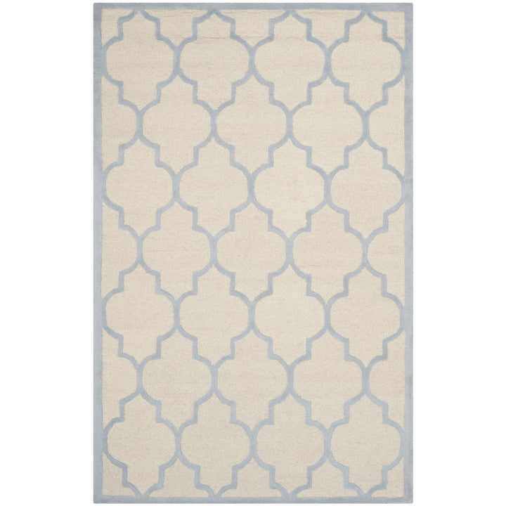 SAFAVIEH Cambridge CAM134F Ivory / Light Blue Rug Image 1