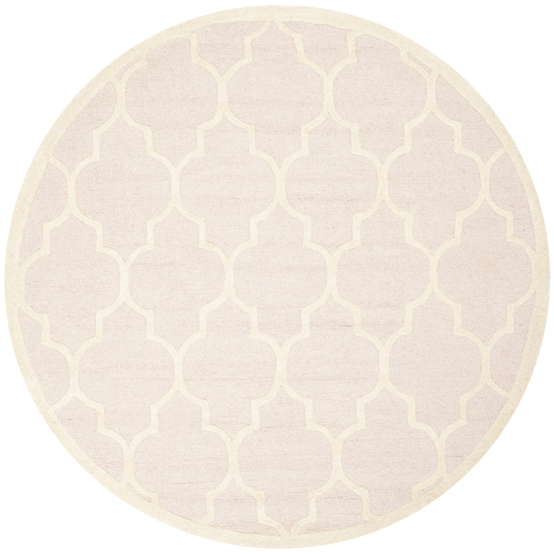 SAFAVIEH Cambridge CAM134M Light Pink / Ivory Rug Image 8