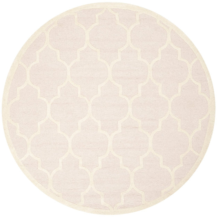 SAFAVIEH Cambridge CAM134M Light Pink / Ivory Rug Image 1