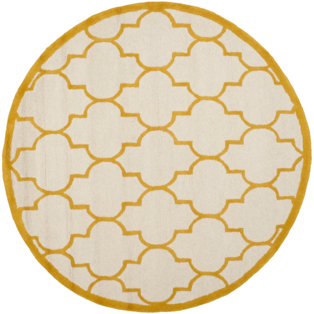 SAFAVIEH Cambridge CAM134U Handmade Ivory / Gold Rug Image 4