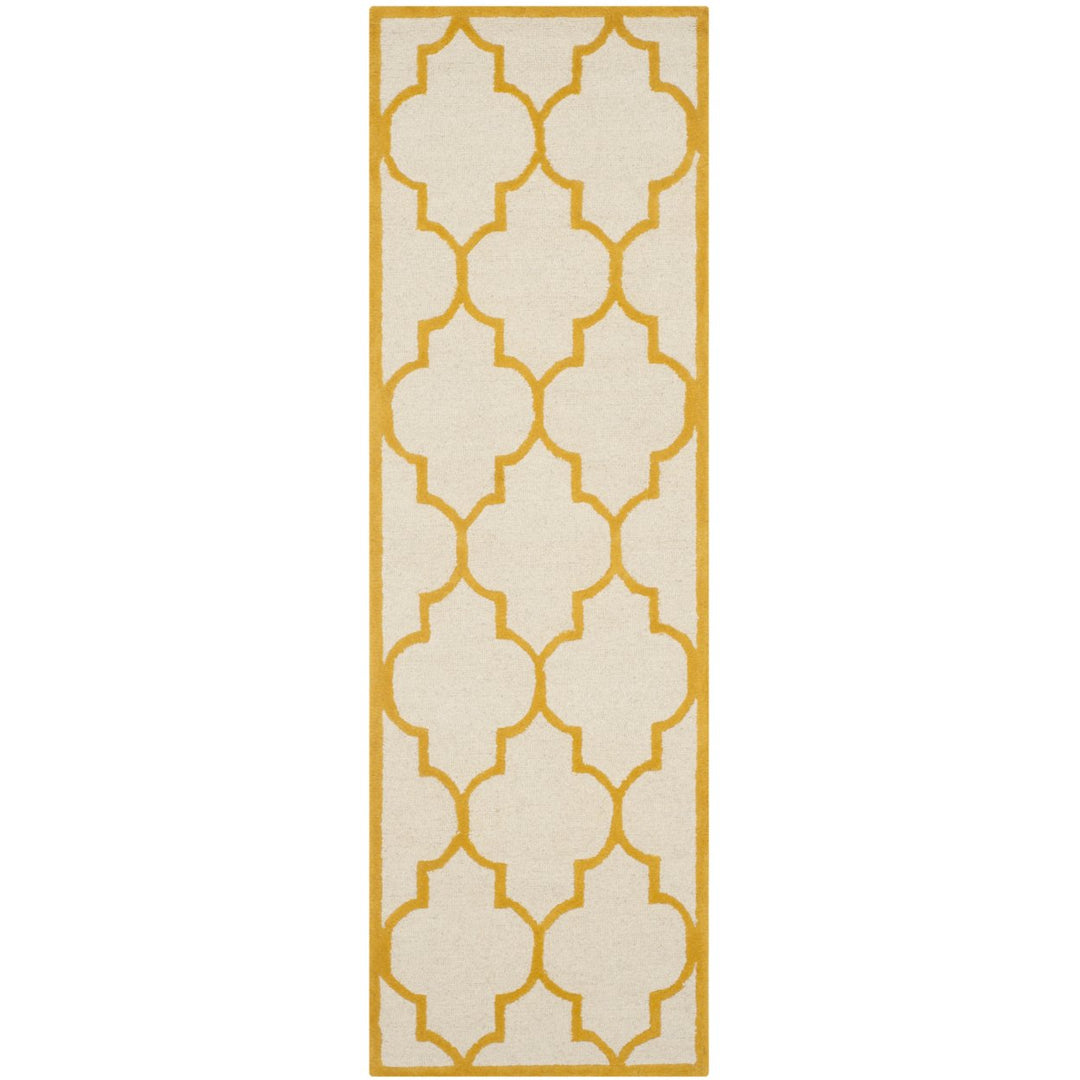 SAFAVIEH Cambridge CAM134U Handmade Ivory / Gold Rug Image 5