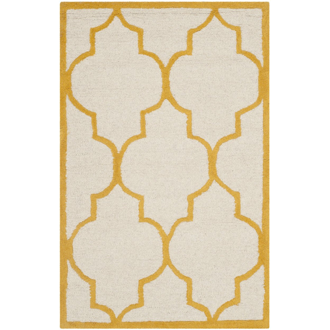 SAFAVIEH Cambridge CAM134U Handmade Ivory / Gold Rug Image 9