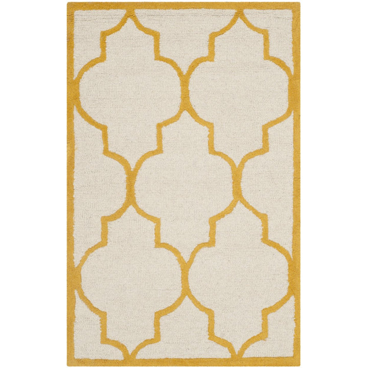 SAFAVIEH Cambridge CAM134U Handmade Ivory / Gold Rug Image 9