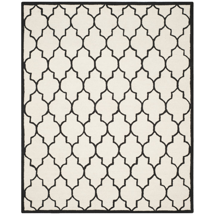 SAFAVIEH Cambridge CAM134W Handmade Ivory / Black Rug Image 1