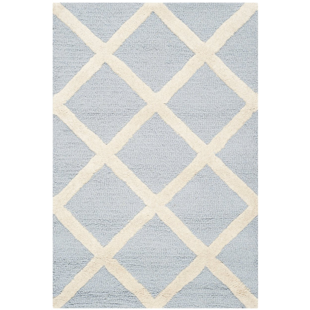 SAFAVIEH Cambridge CAM135A Light Blue / Ivory Rug Image 2