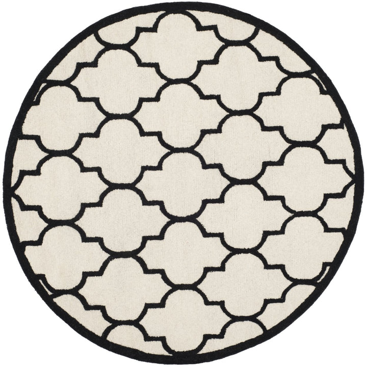 SAFAVIEH Cambridge CAM134W Handmade Ivory / Black Rug Image 4