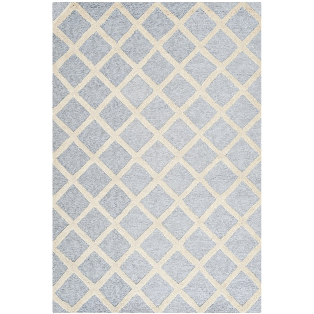 SAFAVIEH Cambridge CAM135A Light Blue / Ivory Rug Image 4