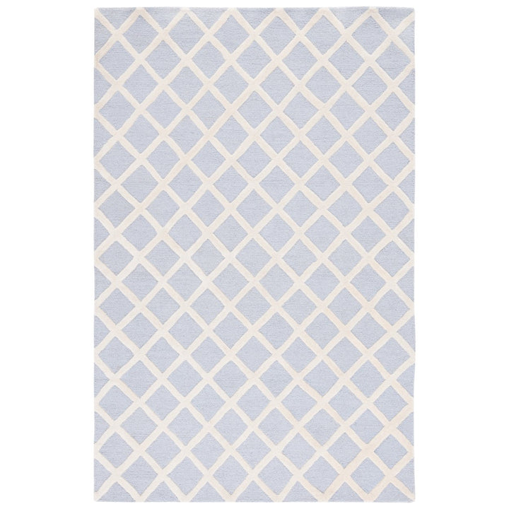 SAFAVIEH Cambridge CAM135A Light Blue / Ivory Rug Image 5