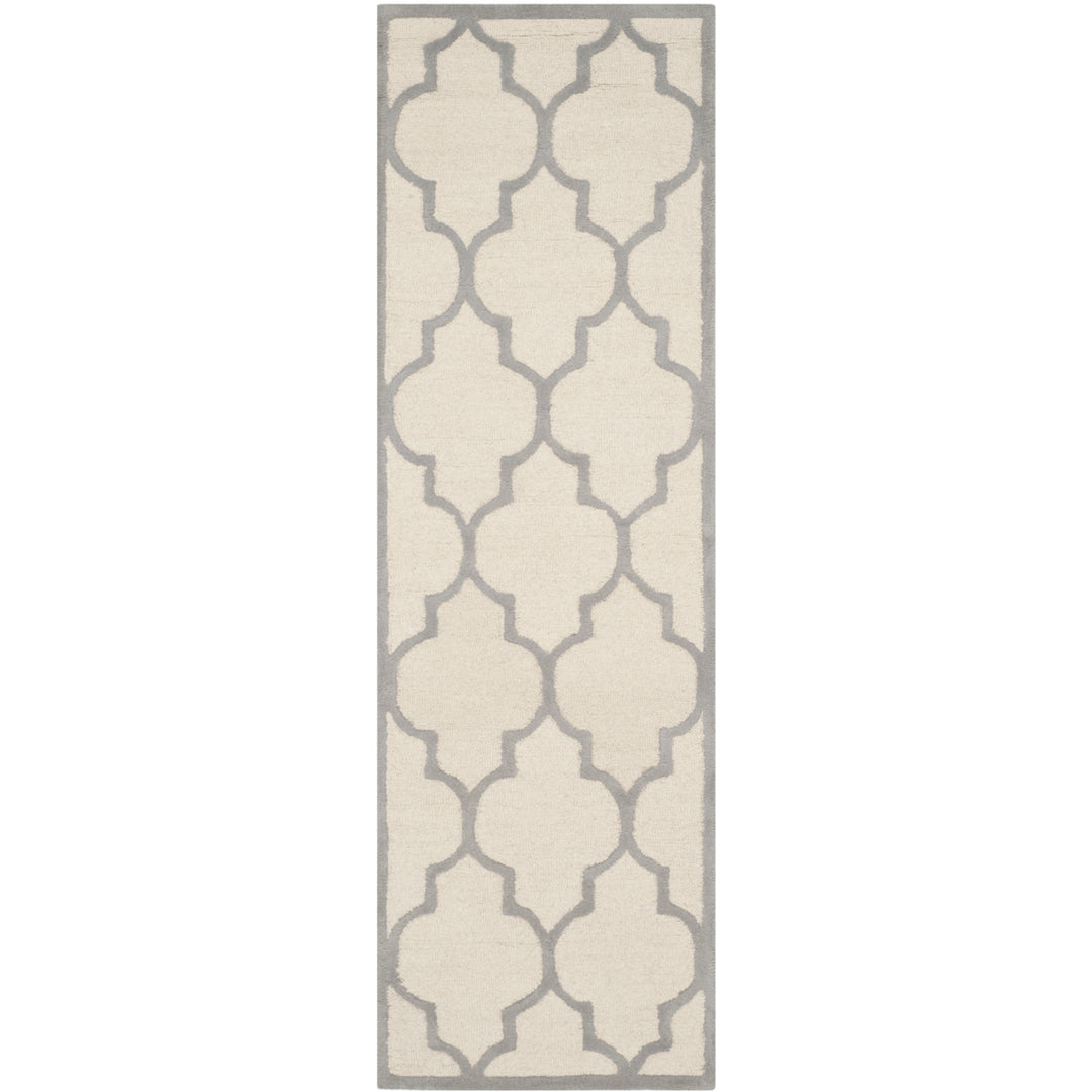 SAFAVIEH Cambridge CAM134Y Handmade Ivory /Silver Rug Image 5