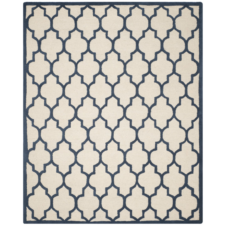 SAFAVIEH Cambridge CAM134Z Handmade Ivory / Navy Rug Image 1