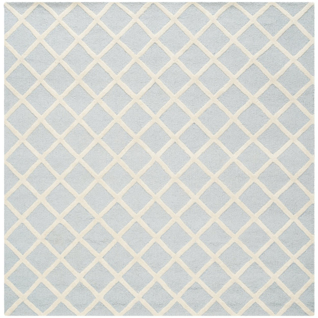 SAFAVIEH Cambridge CAM135A Light Blue / Ivory Rug Image 7