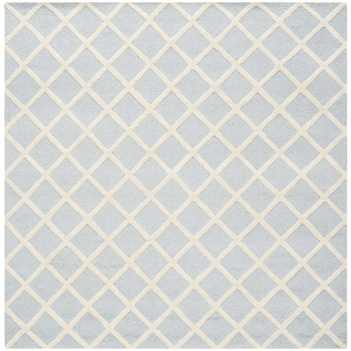 SAFAVIEH Cambridge CAM135A Light Blue / Ivory Rug Image 7