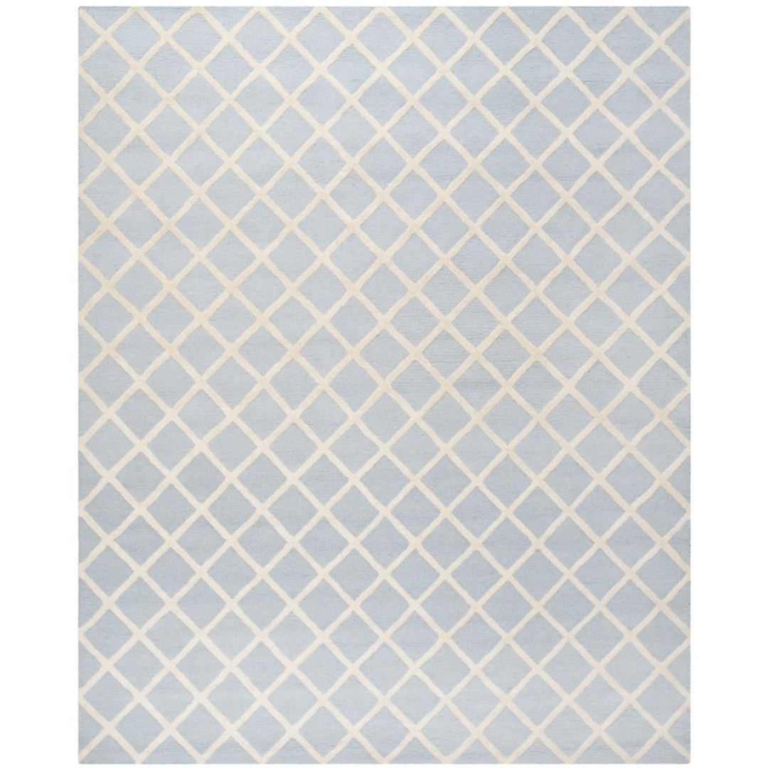 SAFAVIEH Cambridge CAM135A Light Blue / Ivory Rug Image 8