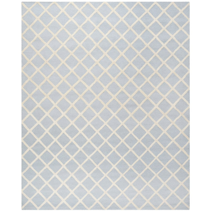 SAFAVIEH Cambridge CAM135A Light Blue / Ivory Rug Image 8