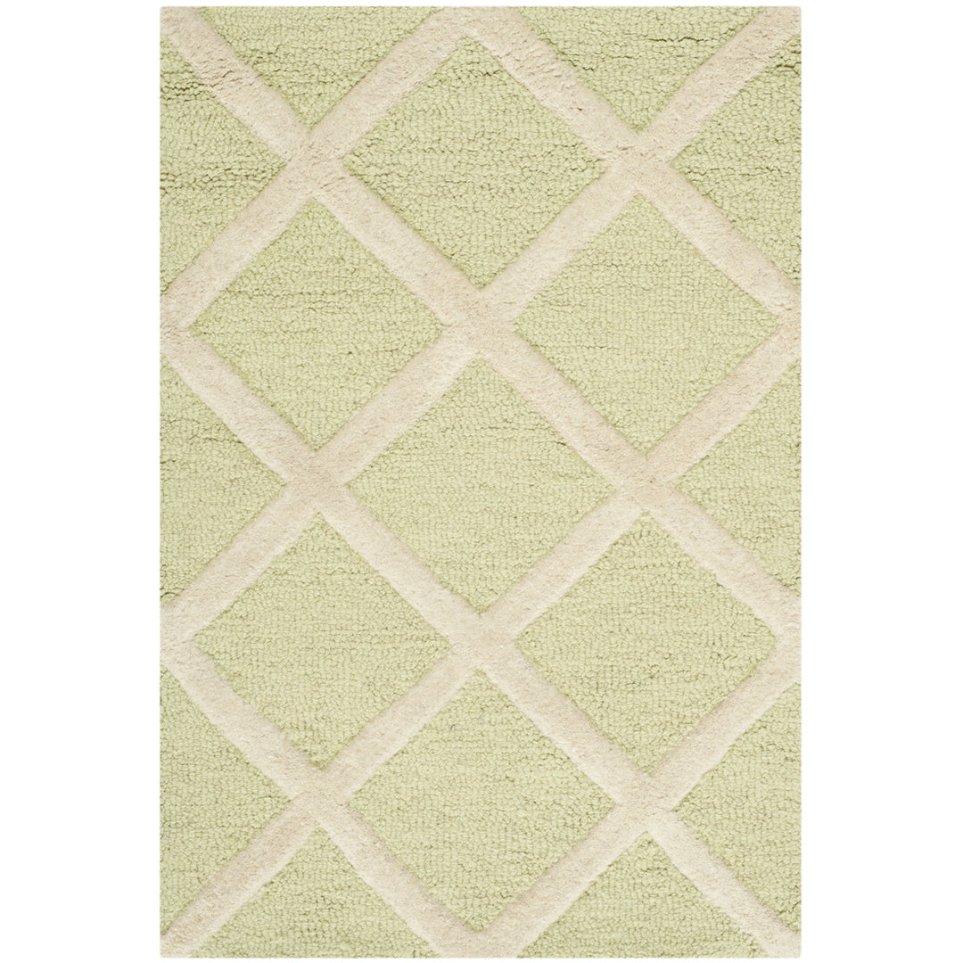 SAFAVIEH Cambridge CAM135B Light Green / Ivory Rug Image 2