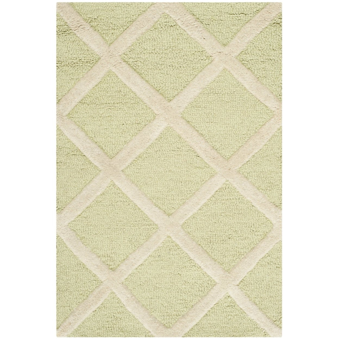 SAFAVIEH Cambridge CAM135B Light Green / Ivory Rug Image 1