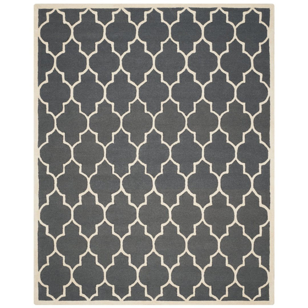 SAFAVIEH Cambridge CAM134X Dark Grey / Ivory Rug Image 1