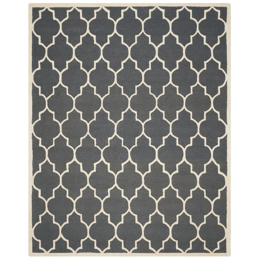 SAFAVIEH Cambridge CAM134X Dark Grey / Ivory Rug Image 1