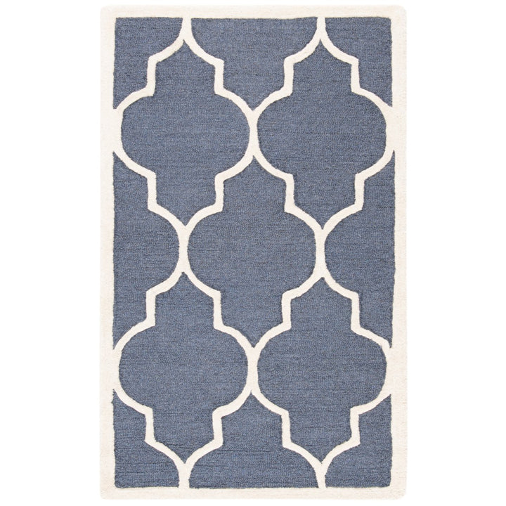 SAFAVIEH Cambridge CAM134X Dark Grey / Ivory Rug Image 8