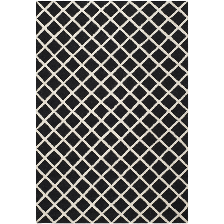 SAFAVIEH Cambridge CAM135E Handmade Black / Ivory Rug Image 6