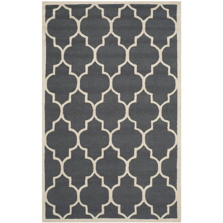 SAFAVIEH Cambridge CAM134X Dark Grey / Ivory Rug Image 11