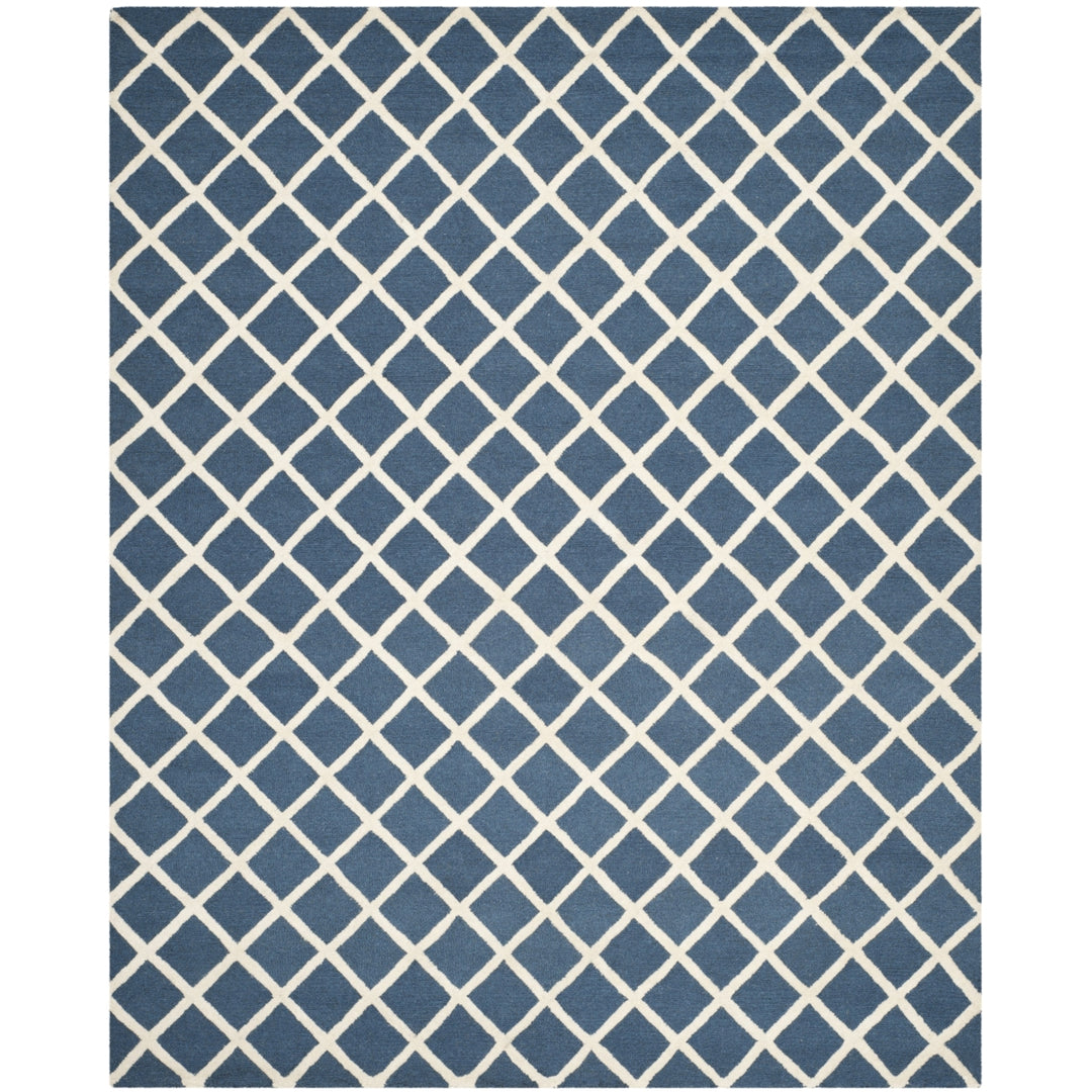 SAFAVIEH Cambridge CAM135G Handmade Navy / Ivory Rug Image 1