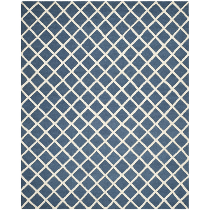 SAFAVIEH Cambridge CAM135G Handmade Navy / Ivory Rug Image 1