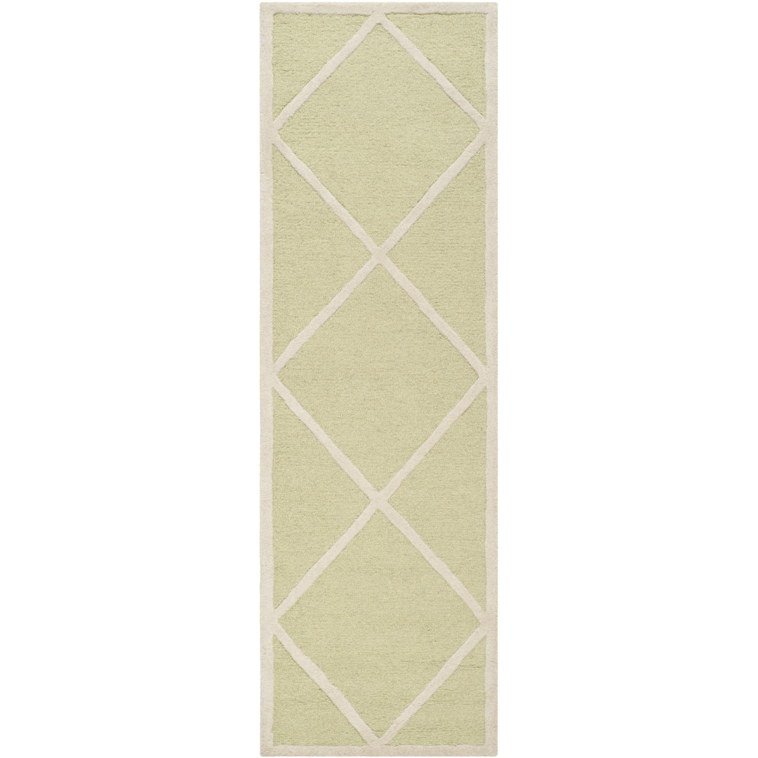 SAFAVIEH Cambridge CAM136B Light Green / Ivory Rug Image 5