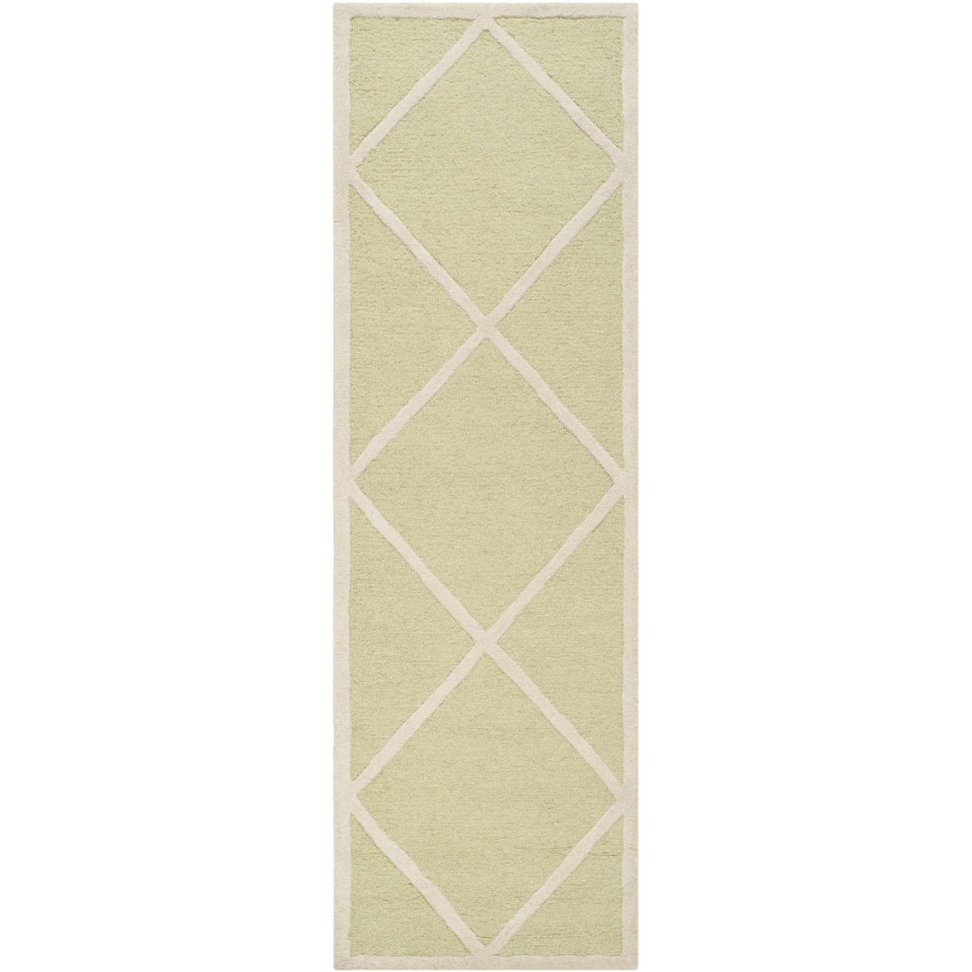 SAFAVIEH Cambridge CAM136B Light Green / Ivory Rug Image 1