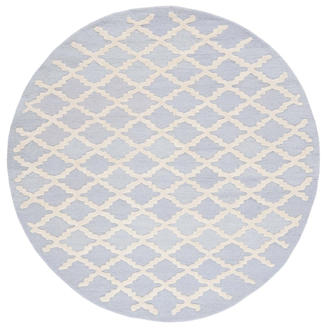 SAFAVIEH Cambridge CAM137A Light Blue / Ivory Rug Image 4